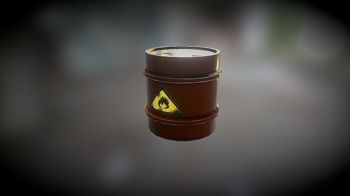 ArtStation - Explosive Barrel