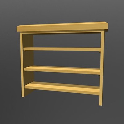 Wooden Bookshelf Set #2