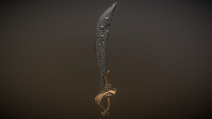 ArtStation - Substance Painter - Pirate Sword