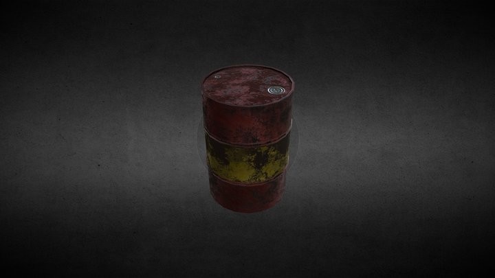 ArtStation - Oil Drum