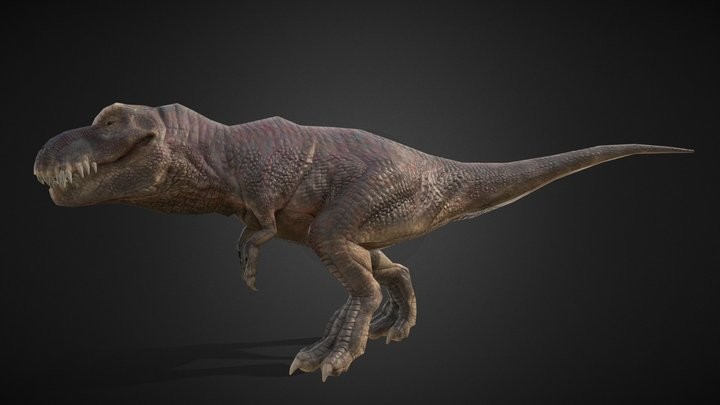 ArtStation - Low Poly T-Rex