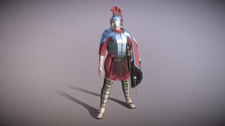 ArtStation - Silver Centurion 3D model Improvised