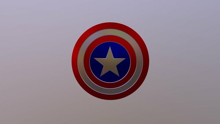 ArtStation - Captain America Shield