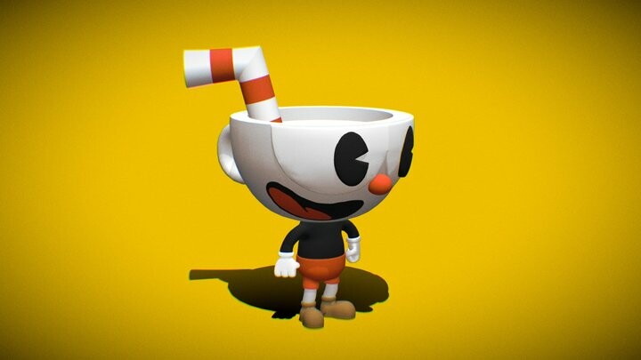 ArtStation - Cuphead Chibi (Animated)