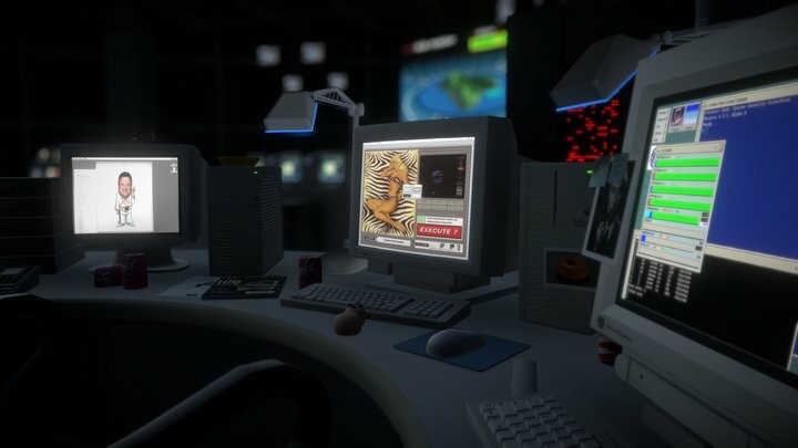 Artstation Jurassic Park Control Room 