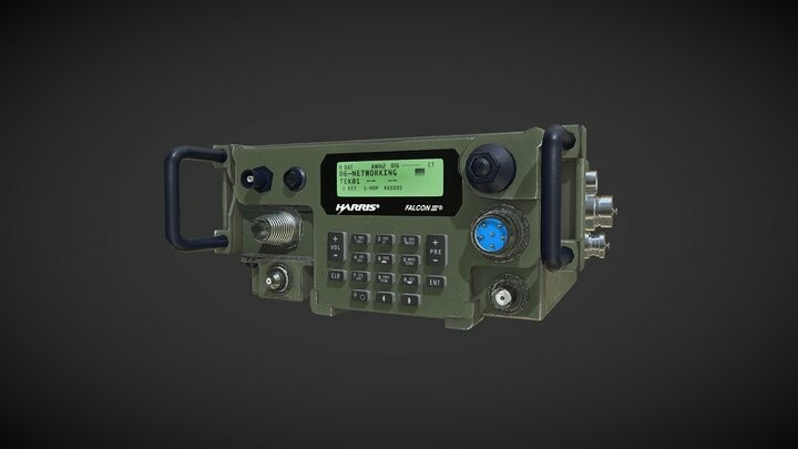 ArtStation - AN/PRC-117G Military Radio, Dongwook Kim