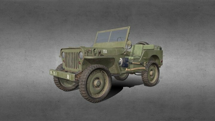 ArtStation - World War II Jeep