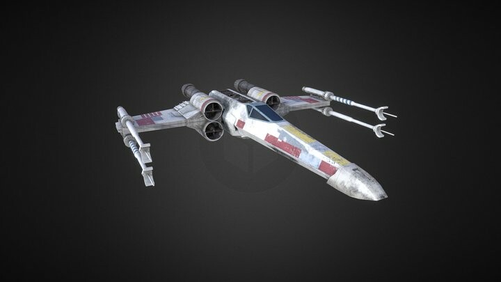 ArtStation - T-65 X-Wing (Red 5 Variant)