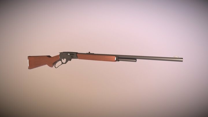 ArtStation - Lever Action Marlin Rifle