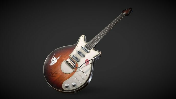 ArtStation - Brian May Special LE Electric guitar - 3 Tone Sunburst ...