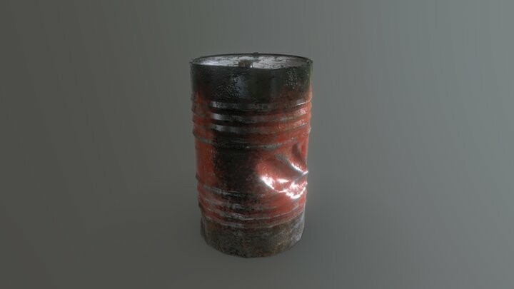 ArtStation - Oil Drum