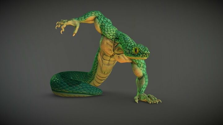 ArtStation - Snake Man