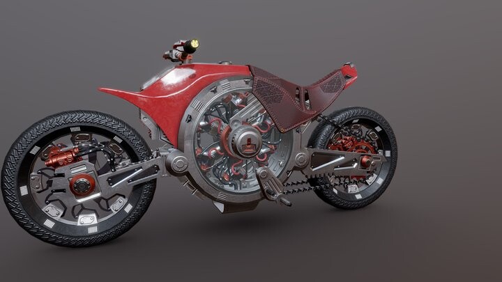 ArtStation - Cyberpunk motorcycle