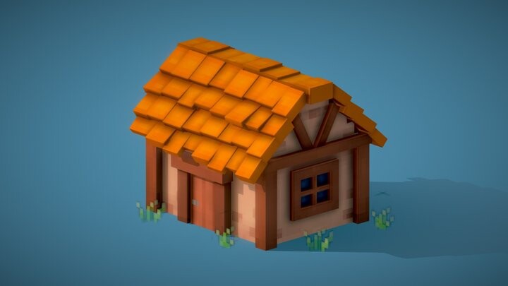 ArtStation - Blocky House