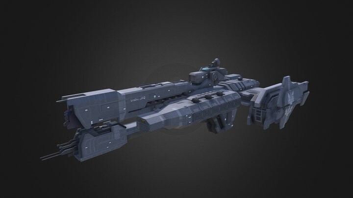 ArtStation - Halo UNSC Frigate