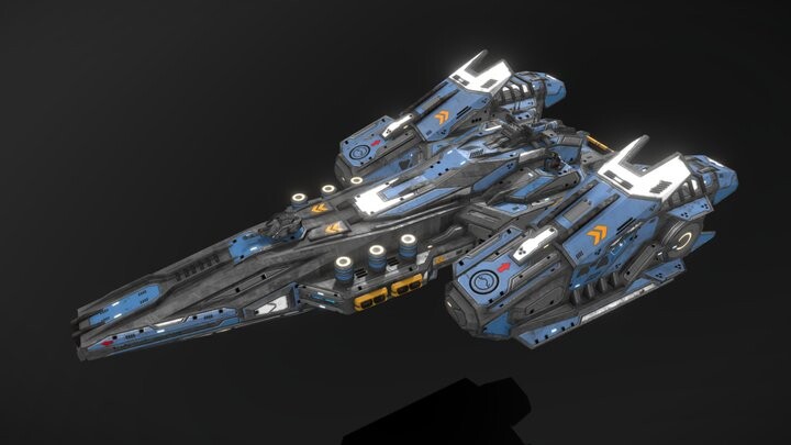 ArtStation - Scifi Frigate Starmaster