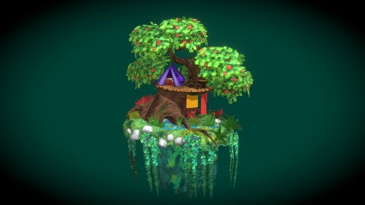 Treehouse Diorama
