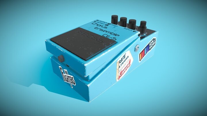 ArtStation - Electric Guitar Pedal