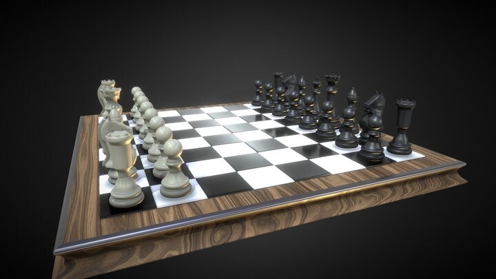 Chess-game 3D models - Sketchfab