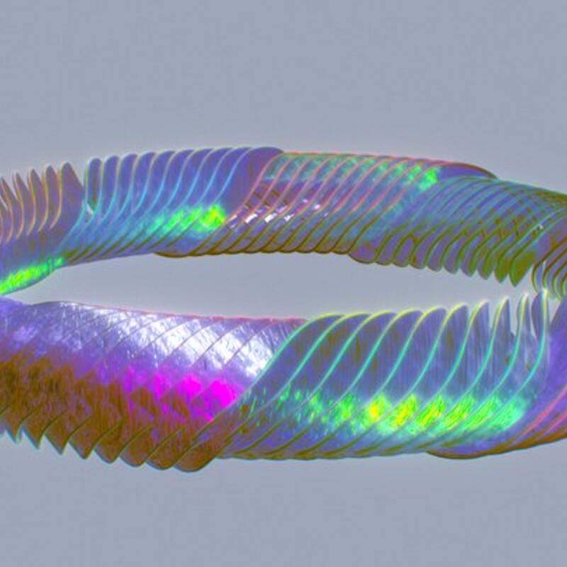 Anomalistic Form V - Iridescent Gelatin Twisty