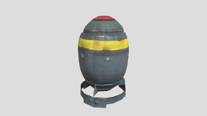 ArtStation - Fallout Mininuke Photogrammetry Low Poly