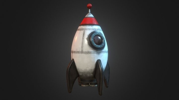 ArtStation - Soma04 spaceship low poly