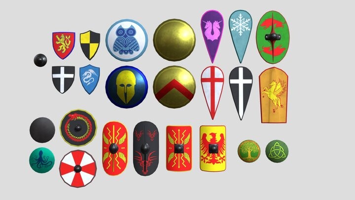 medieval shield types