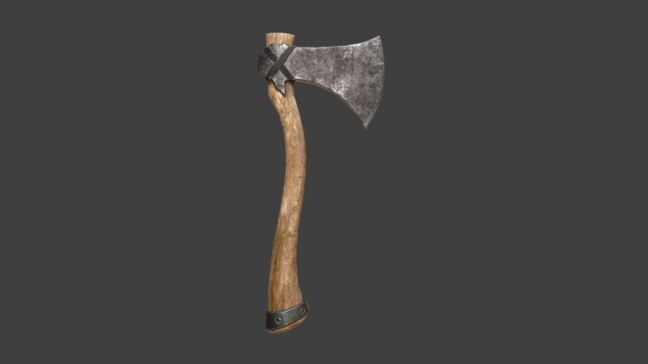 ArtStation - Axe [ Game Ready - Low Poly ]