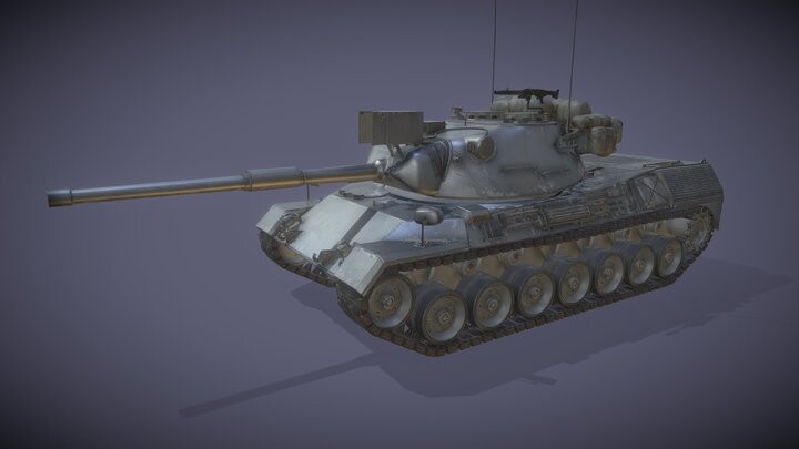 Artstation - Leopard 1 (german Tank)