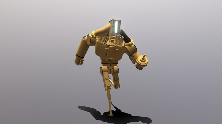 ArtStation - Robot running animation