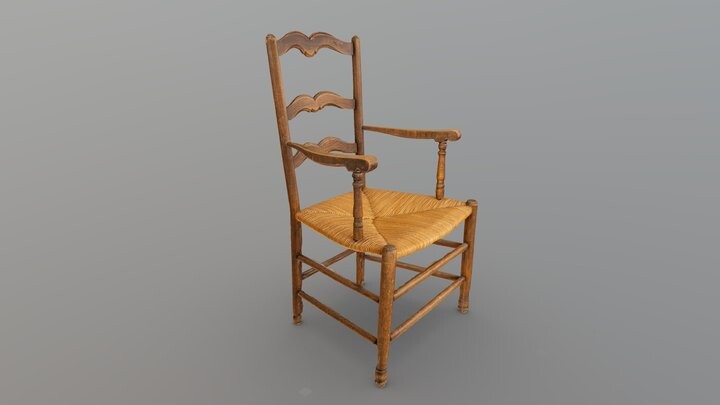 ArtStation - Old chair - photogrammetry