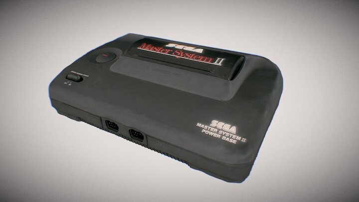 ArtStation - SEGA Master System II - Virtual Videogame Museum (2017)