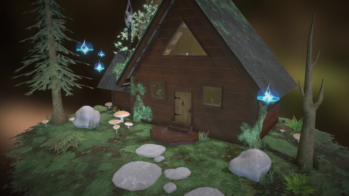 ArtStation - Witch Cabin (Student Capstone Project)