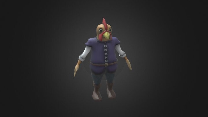 ArtStation - Chicken Humanoid Characcter