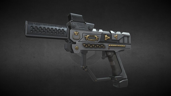 ArtStation - CO-45 BGR Magnum Pistol