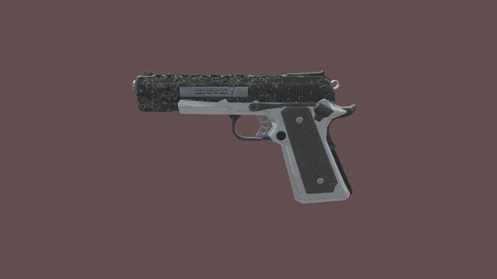 ArtStation - Colt .45 Textured