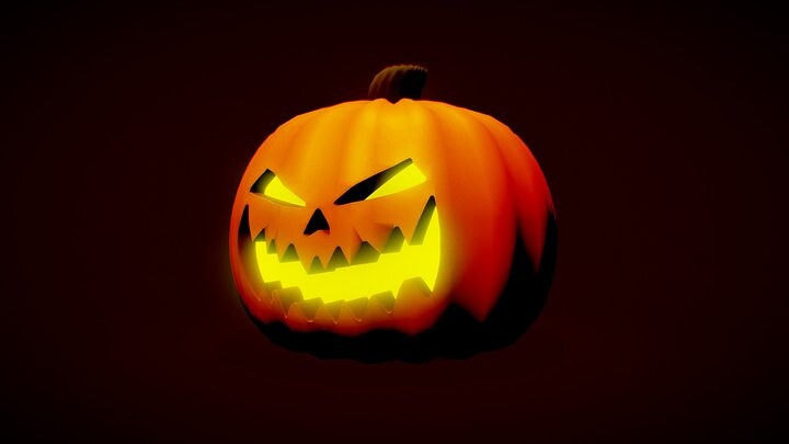 ArtStation - Jack-o'-lantern Pumpkin