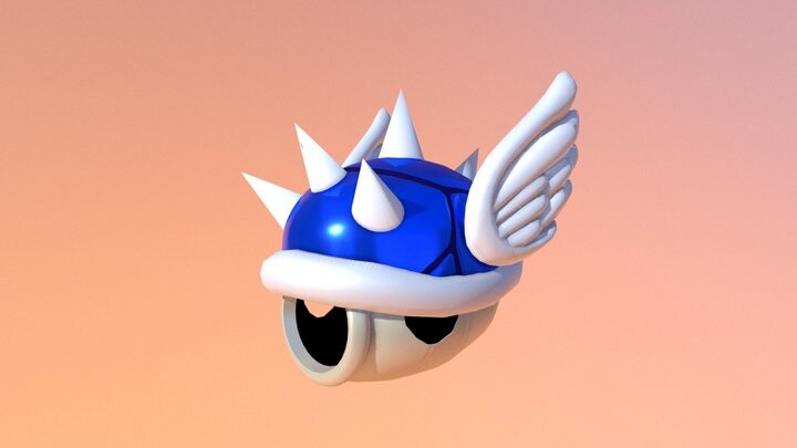 ArtStation - Mario Blue Shell