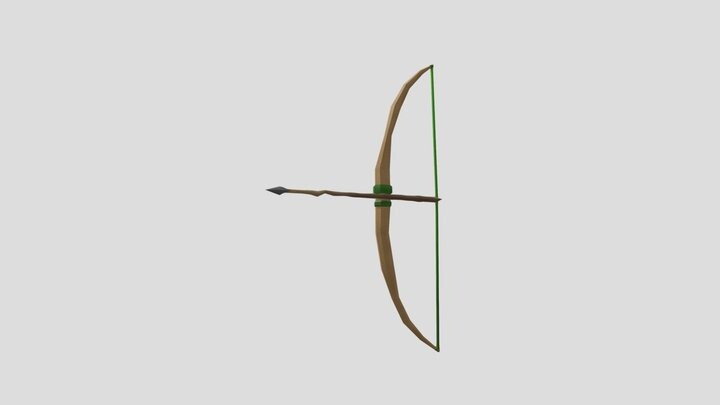 ArtStation - Wooden Bow and Arrow