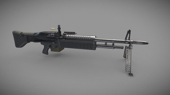 希少】1/3 ディスプレイモデル M60 LIGHT MACHINEGUN M60 Meshed Up