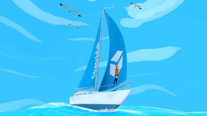 ArtStation - Sailing boat - Sketchfab birthday gift