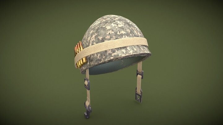 ArtStation - vietnam helmet