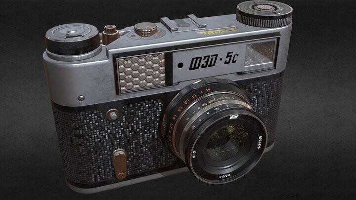 ArtStation - FED 5C Soviet Camera