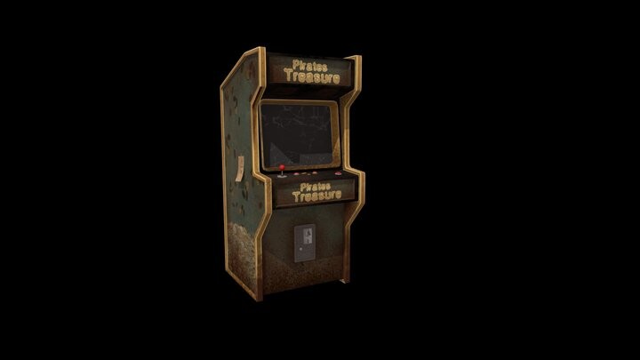 ArtStation - Pirates Treasure Arcade Machine Texture