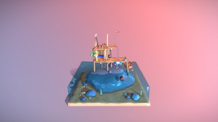 ArtStation - Raft With Animation