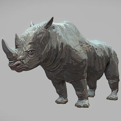 Stylized Rhino