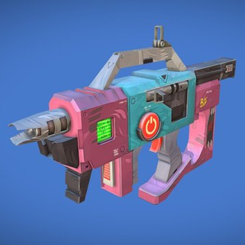 Non-Lethal Smart Projectile SMG – 3D Stylized Fan Art