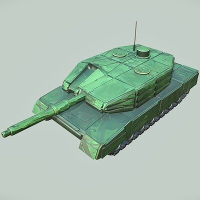 Leopard 2 Tank – Real-Time Asset