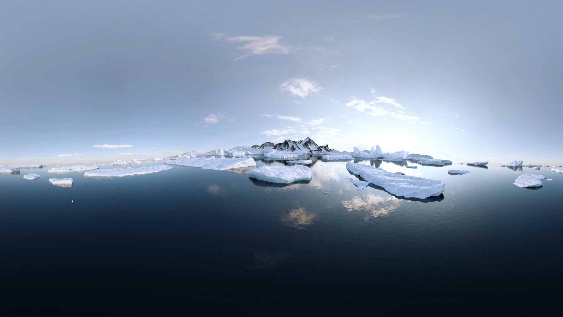 Антарктика панорама