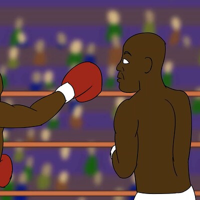 ArtStation - Traditional animation (boxing)